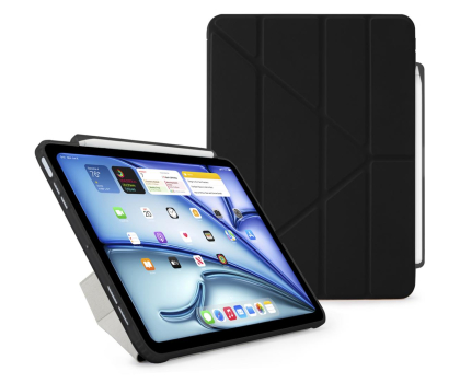 Etui do tableta Pipetto Origami No3 Pencil Case do iPad Air 11" (2024) black P053-49-AD
